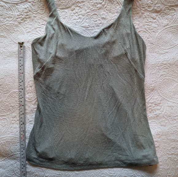 Rare Lululemon ribbed micro-modal semi-sweetheart neck tank top - Picture 11 of 11